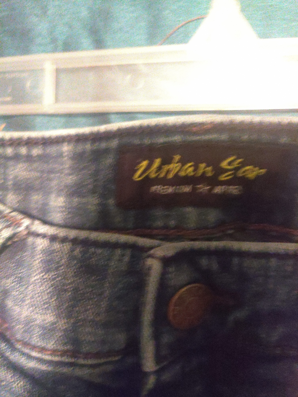 Urban Sea Slim Fit Men's Jeans in Denim Blue
